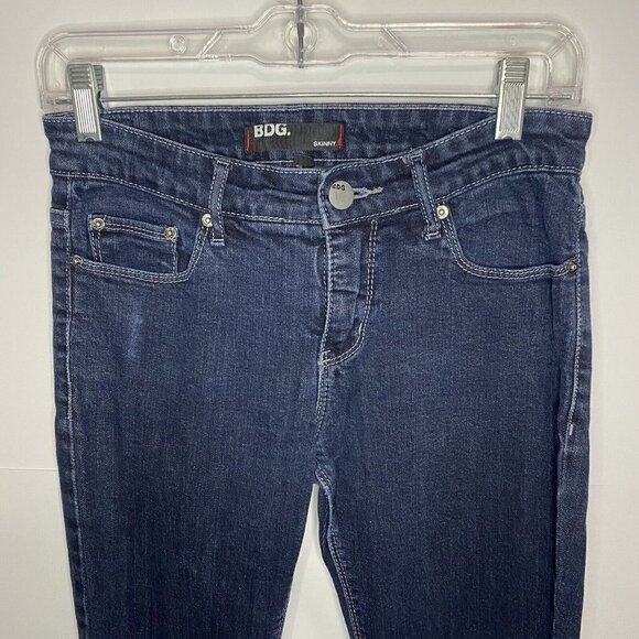 BDG Urban Outfitters Womens Jeans Skinny Mid-Rise Dark Wash Size 27x32.5 - Picture 2 of 7